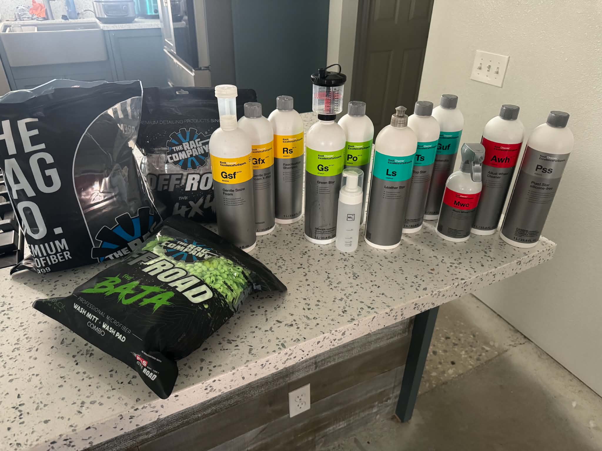 The professional Koch-Chemie detailing products used on every job